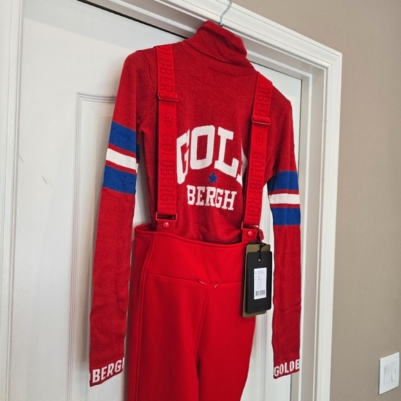 Goldbergh High End Ski Pants Salopette Flame Goldbergh red Ski Pants - Picture 6 of 17